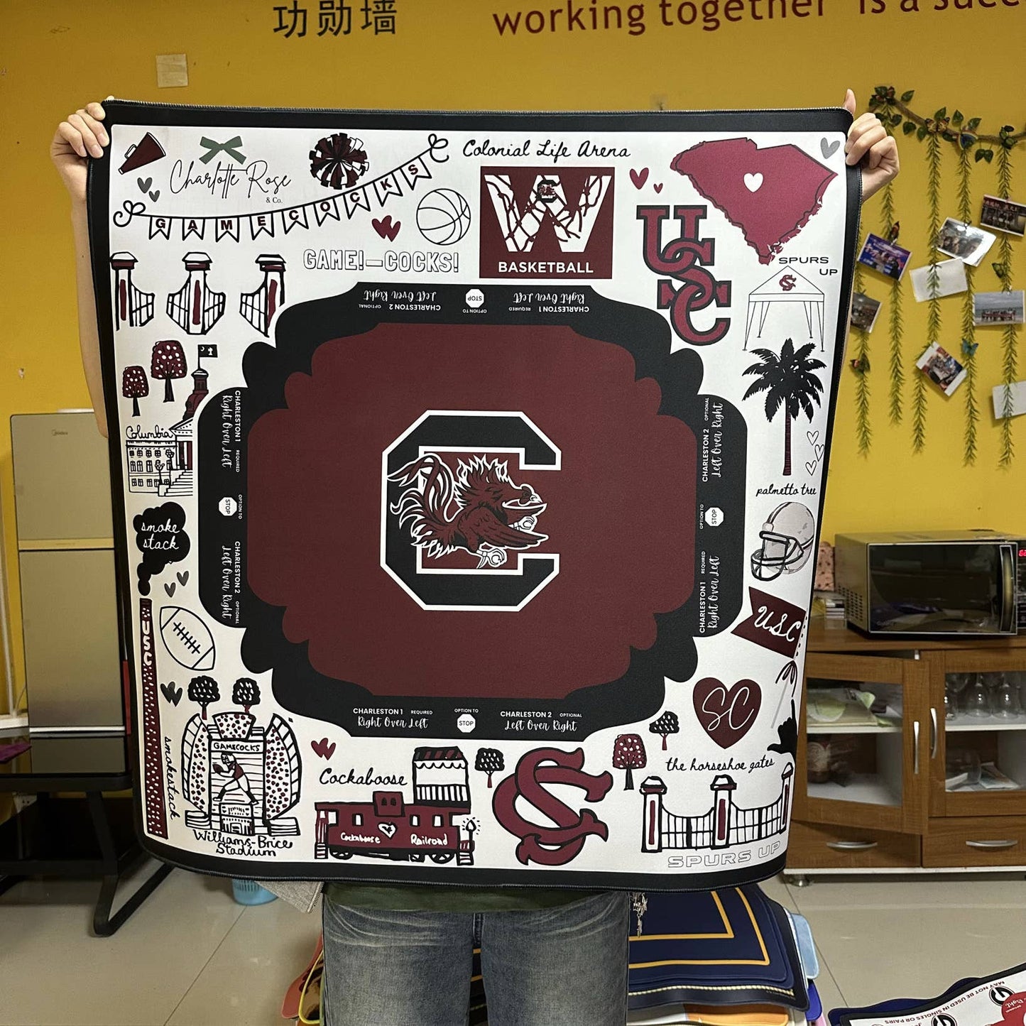 USC Gamecocks Mahjong Mat