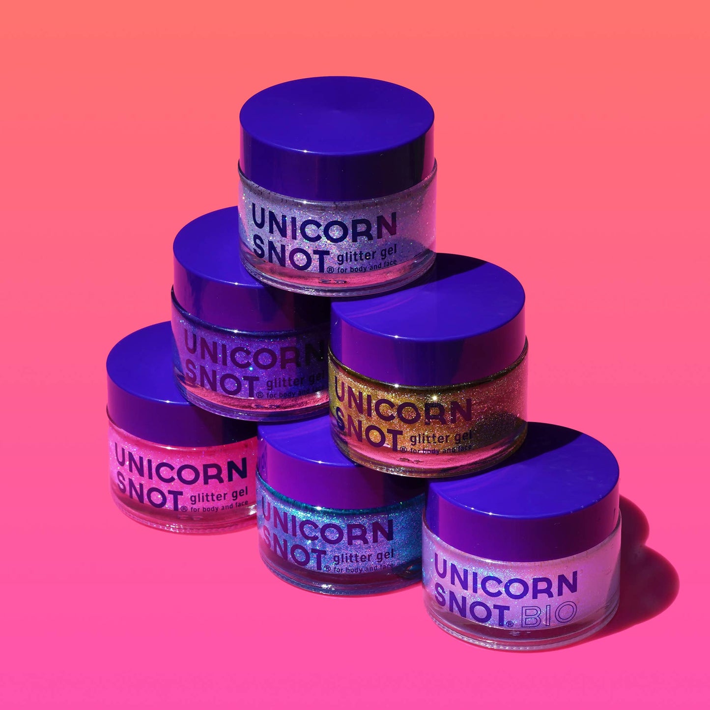 Unicorn Snot - Body Glitter Gel - Flamingo-Pink