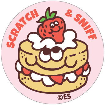 Strawberry Shortcake Scratch & Sniff Sticker
