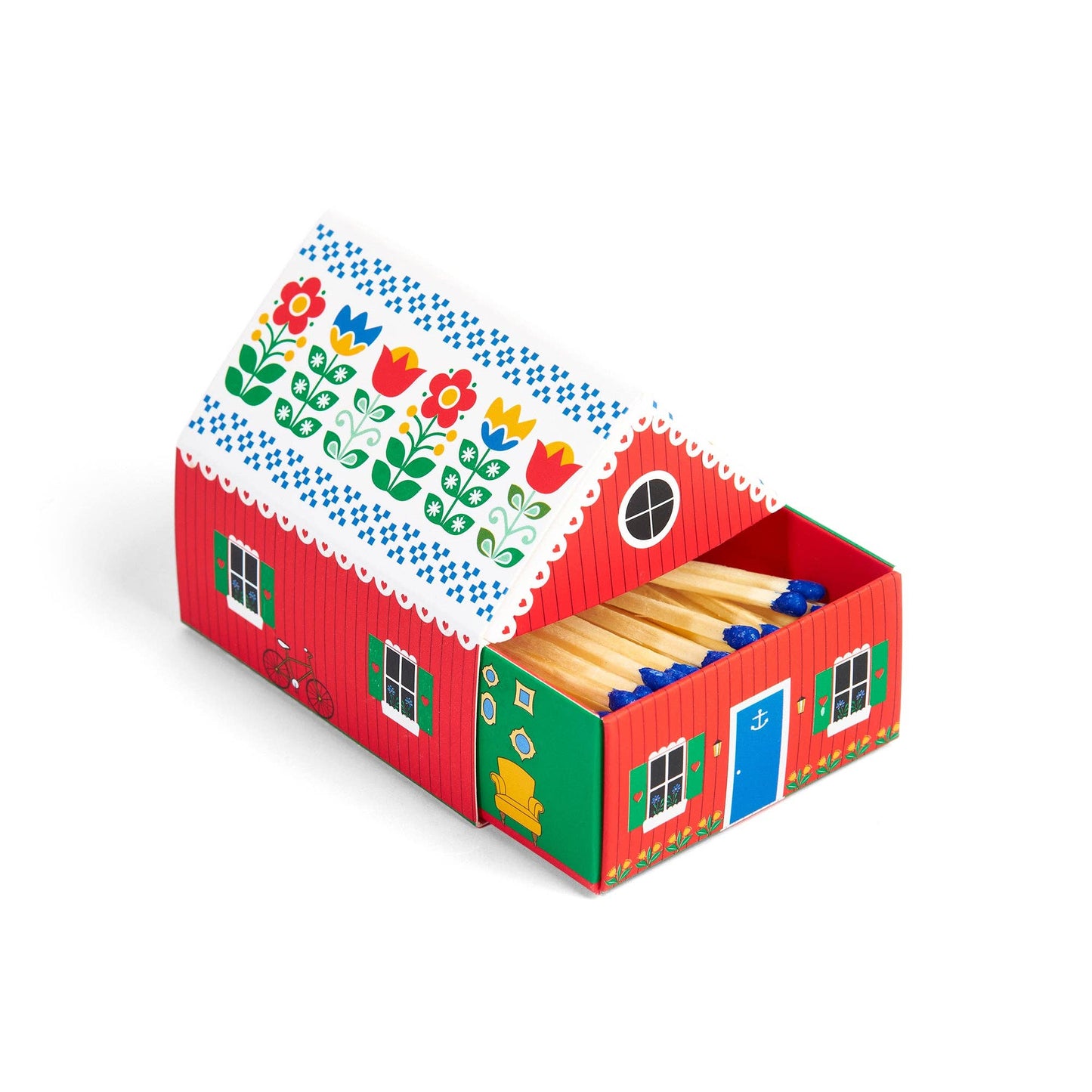 Swedish Dream® Tiny Living Red Matchbox Cottage