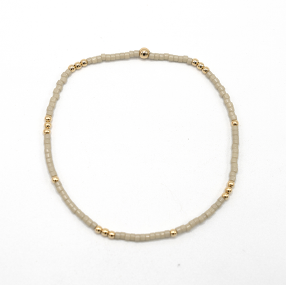 Newport - Oyster + Gold Waterproof Bracelet