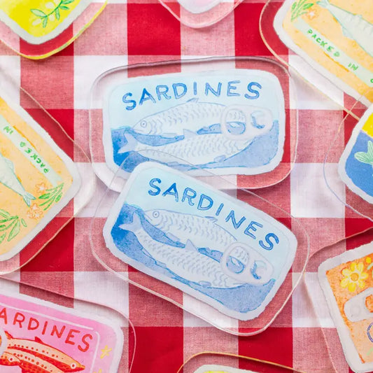Blue Sardines Coaster
