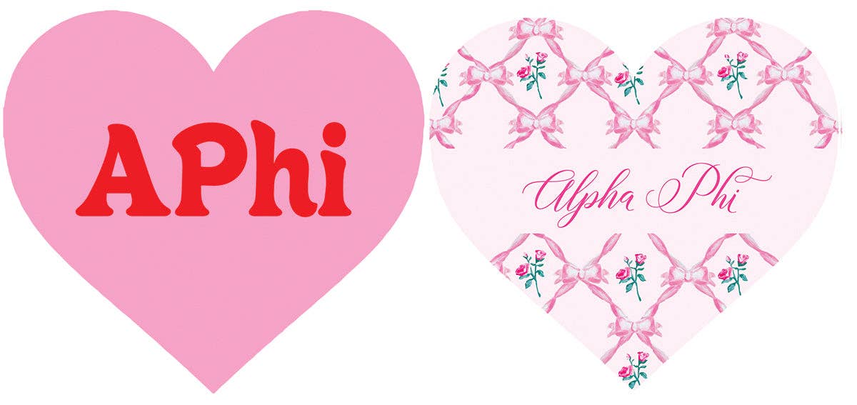 ADPi Heart Coaster