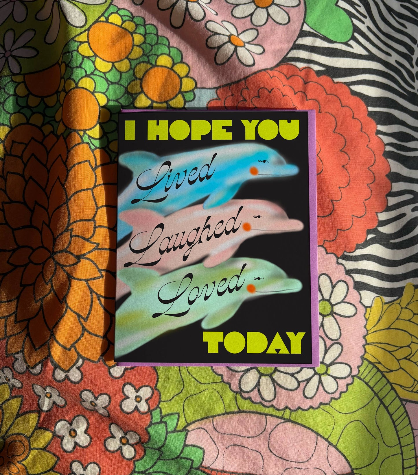 Lived Laughed Loved Card