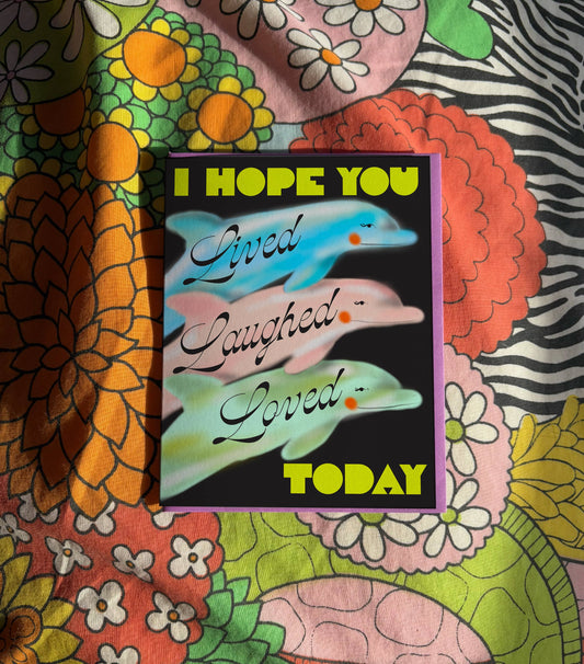 Lived Laughed Loved Card