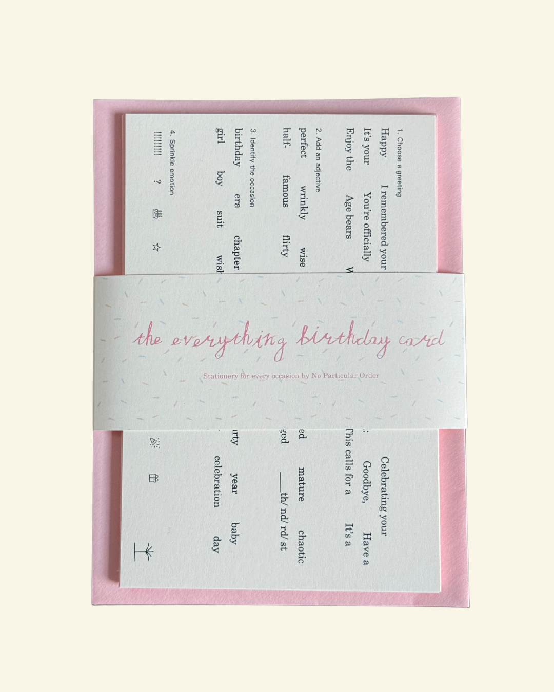 The Everything Birthday Card