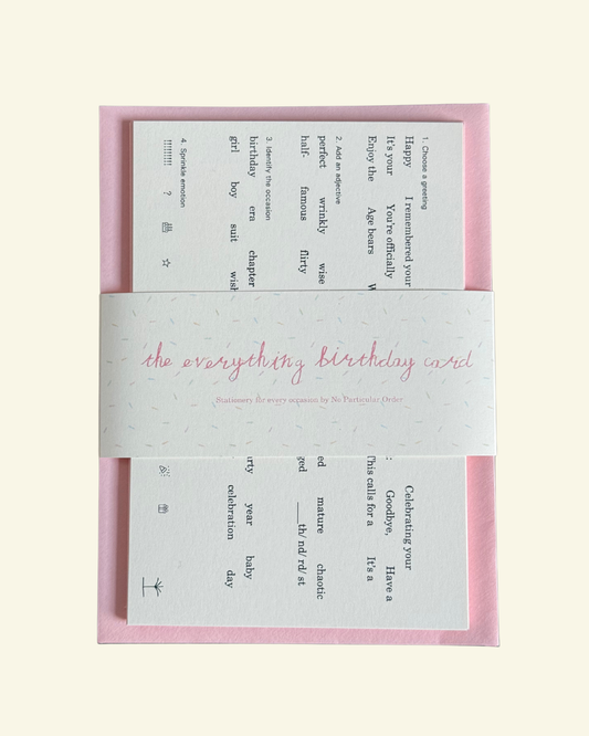 The Everything Birthday Card