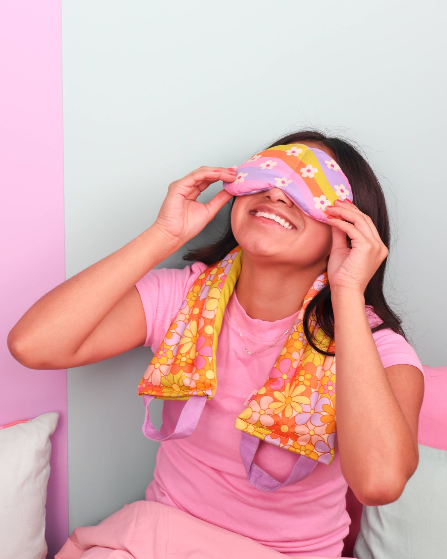 Cheerful Daisy Weighted Eye Pillow
