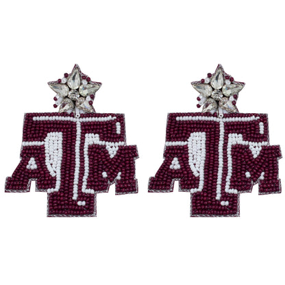 Carolina Rhinestone Beaded Earrings