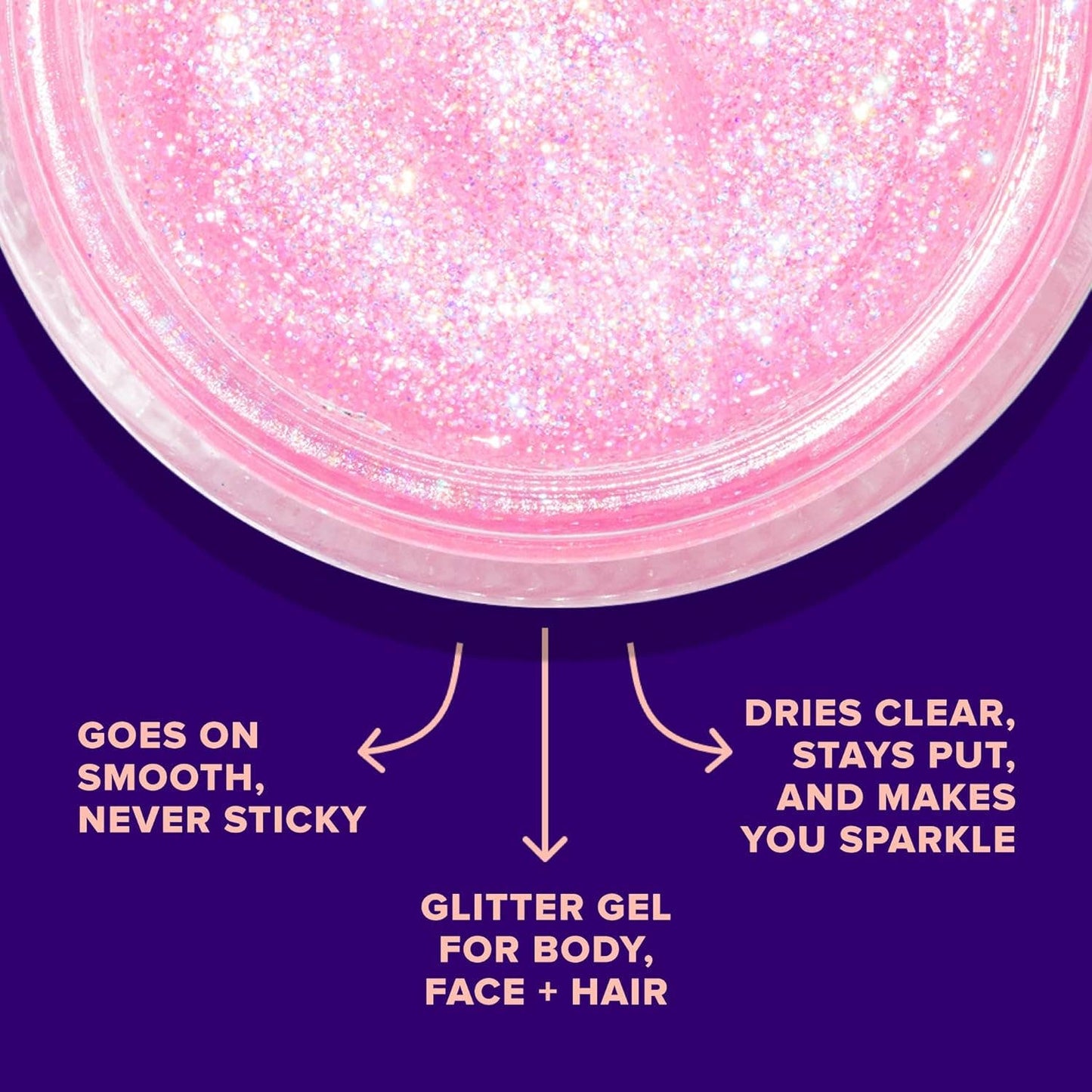 Unicorn Snot - Body Glitter Gel - Flamingo-Pink