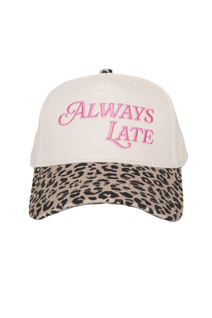Always Late Hat - Blue Stripe