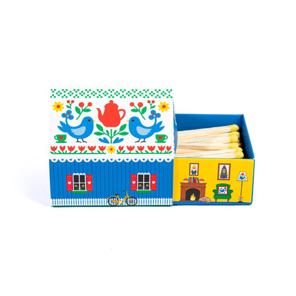Swedish Dream® Tiny Living Blue Matchbox Cottage