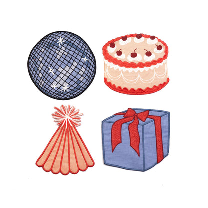 Birthday Cocktail Napkins - Set of 4