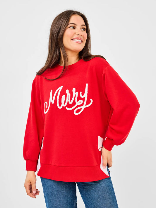 Lakelyn Sweatshirt - Merry Bow