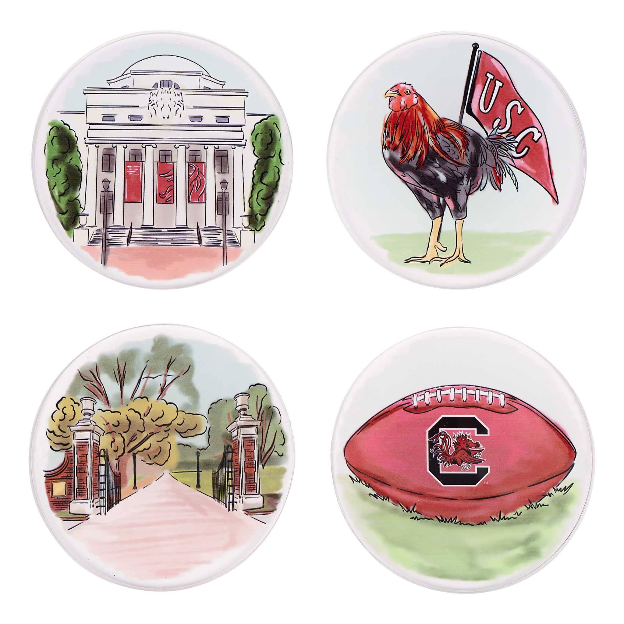 South Carolina Coaster Set/4
