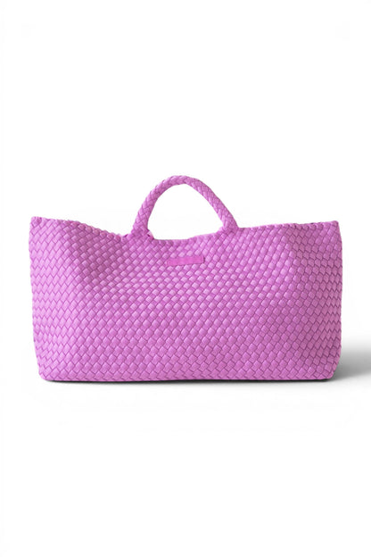 Woven Mahjong Bag - Magenta