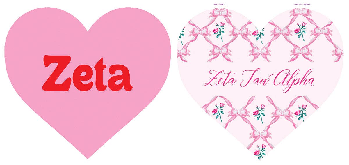 Phi Mu Heart Coaster