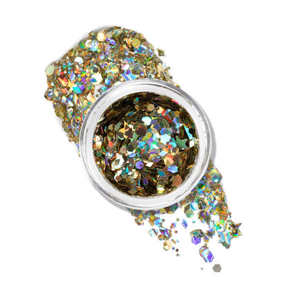 Macro Glitter | Gold-Solar