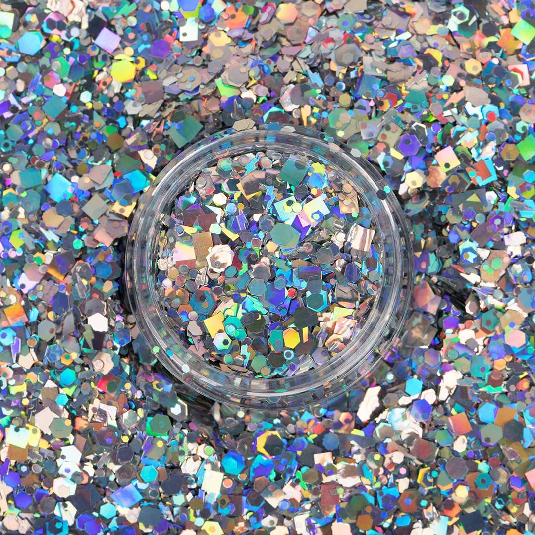 Macro Glitter | Silver-Lunar