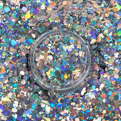 Macro Glitter | Silver-Lunar