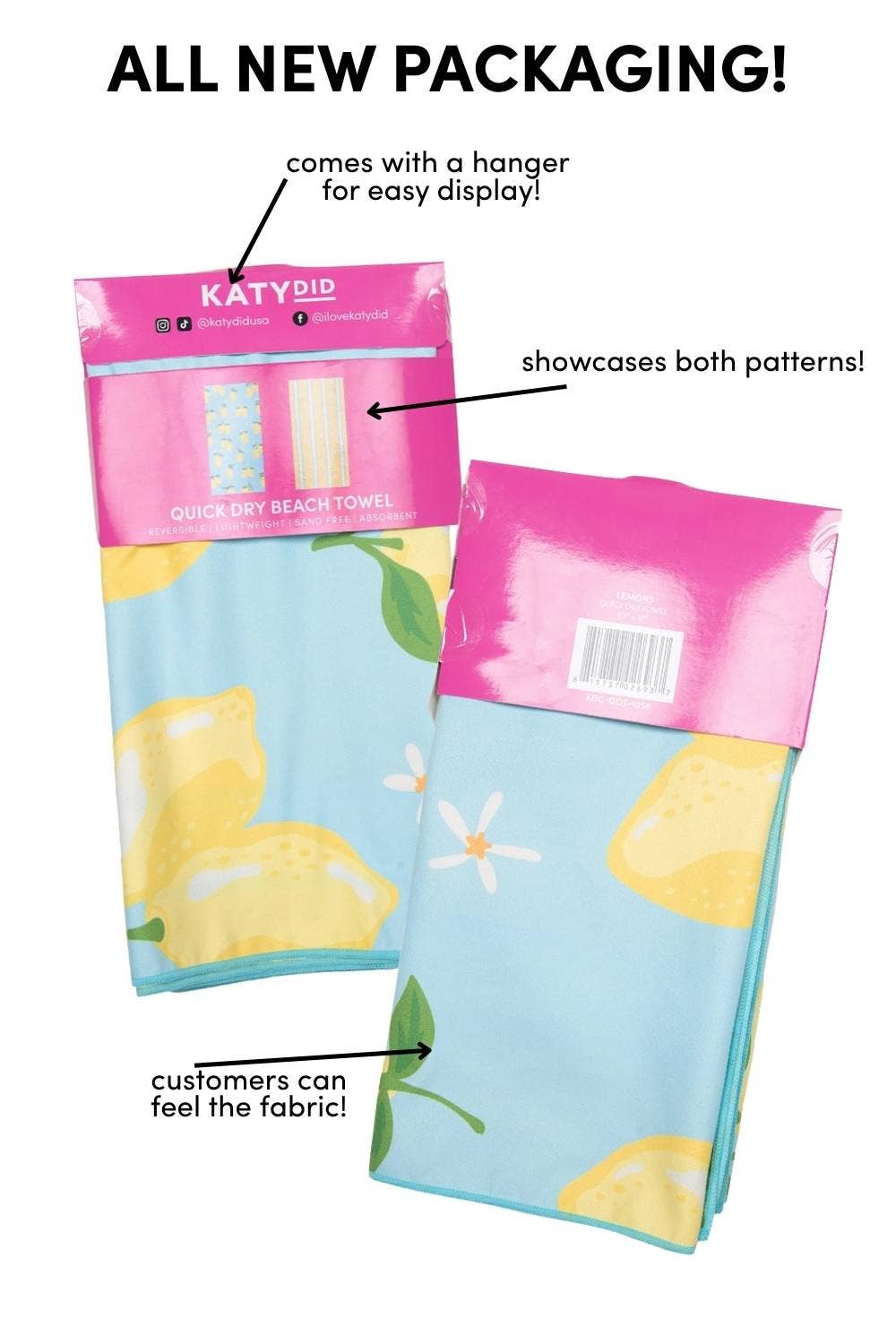 Traveling Matchbook Reversible Beach Towel: Light Blue