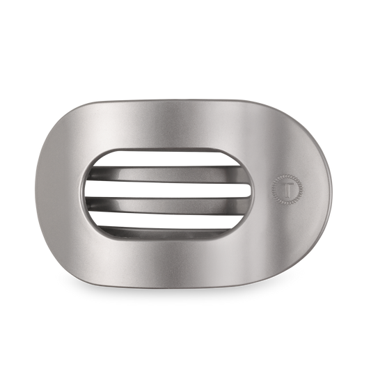 TELETIES - Round Flat Hair Clip | Large | Disco Daydream