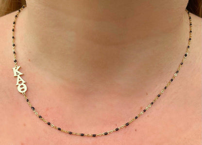 Theta Side Necklace