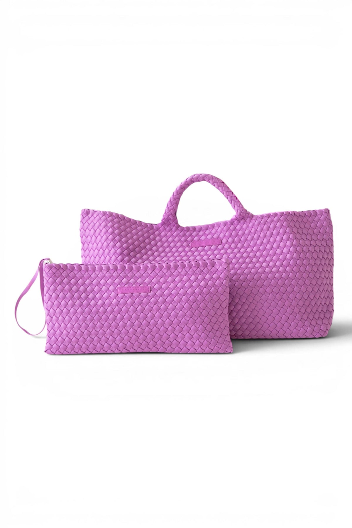 Woven Mahjong Bag - Magenta
