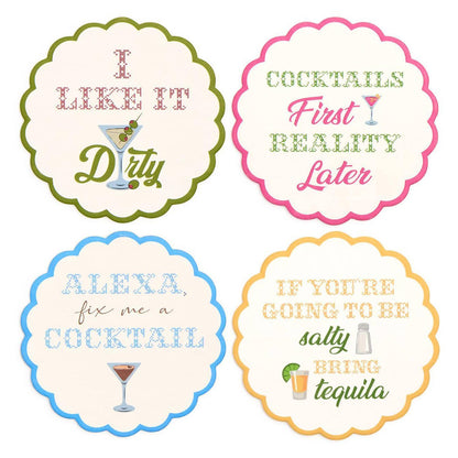 Cocktail Paper Coasters | Set of 24