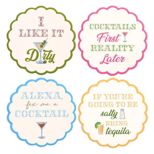 Cocktail Paper Coasters | Set of 24