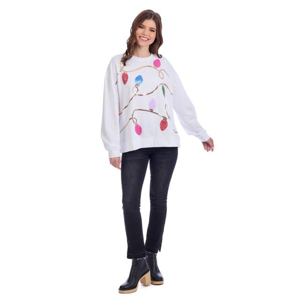 Holiday Lights Sparkle Sweatshirt