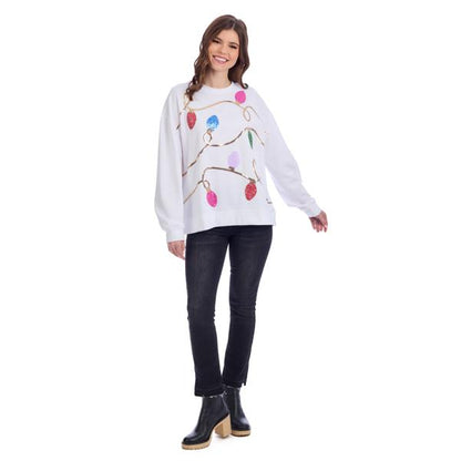 Holiday Lights Sparkle Sweatshirt