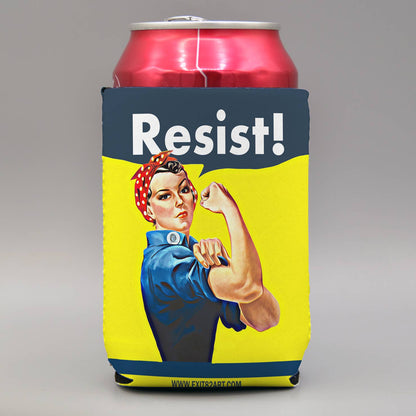 "Rosie The Riveter 'RESIST!'" Koozie