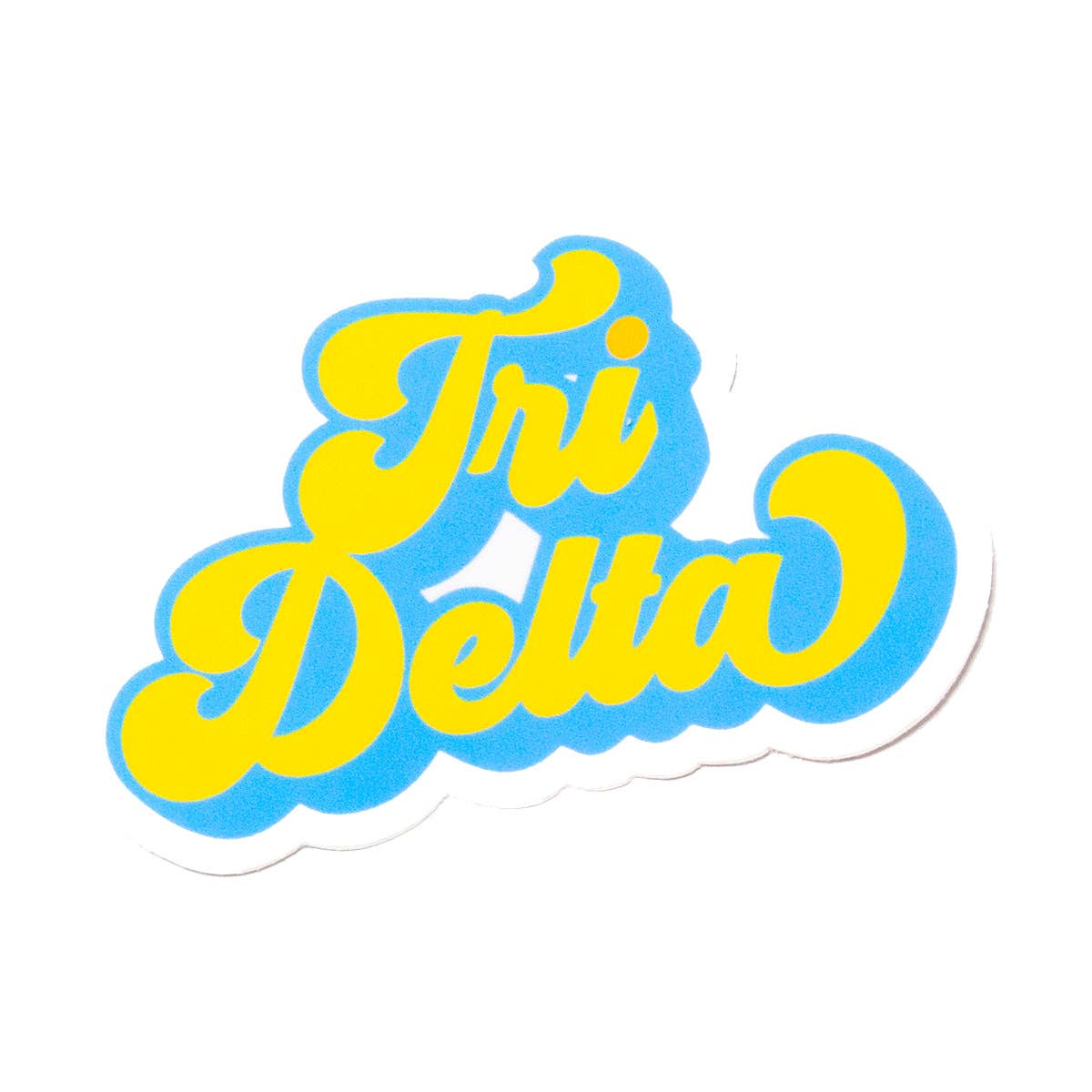 RETRO Decal Sticker - Tri Delta