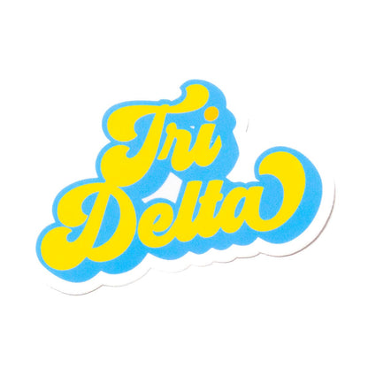 RETRO Decal Sticker - Tri Delta