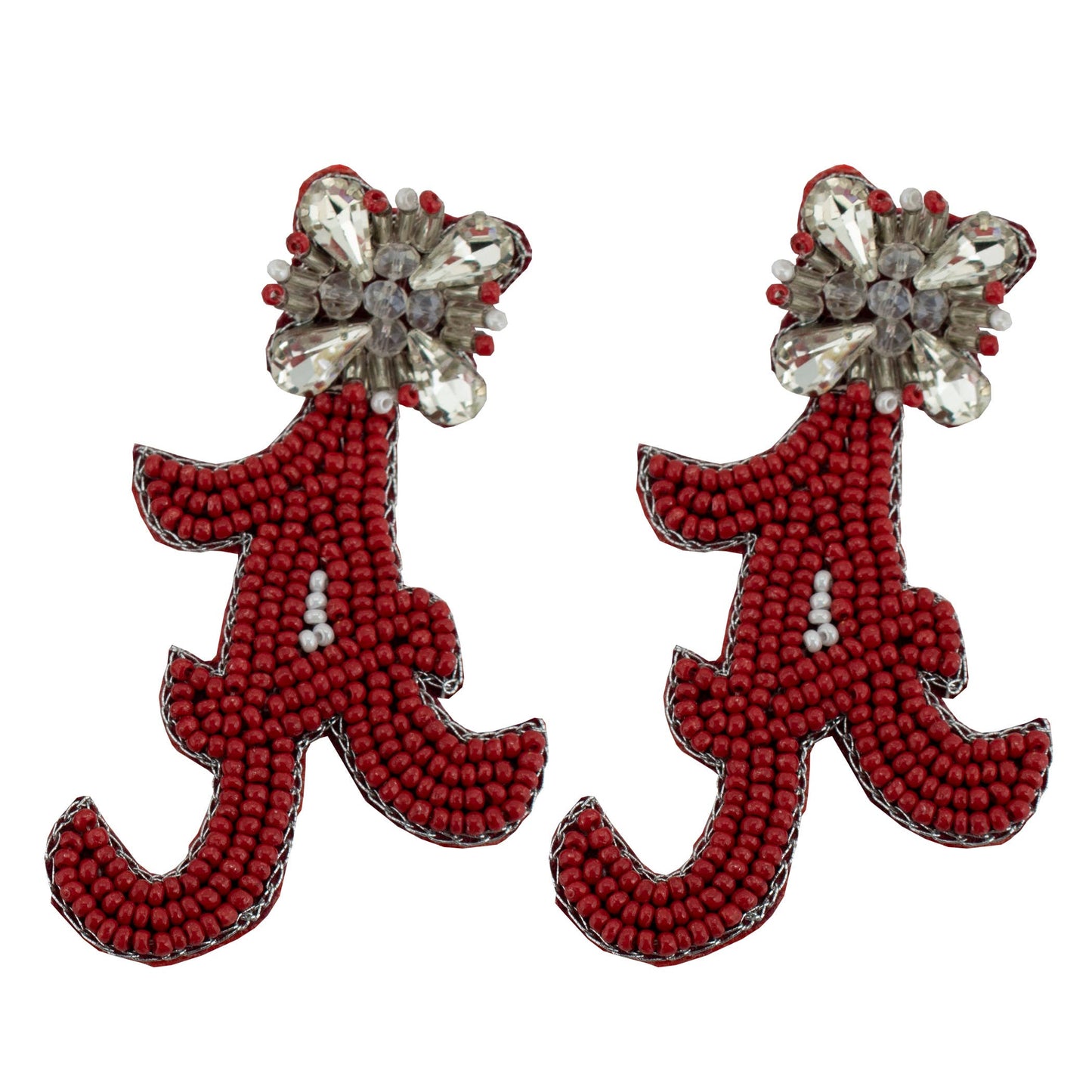 Carolina Rhinestone Beaded Earrings