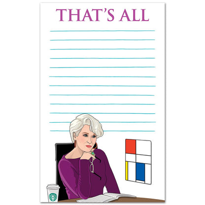 The Devil Wears Prada Notepad