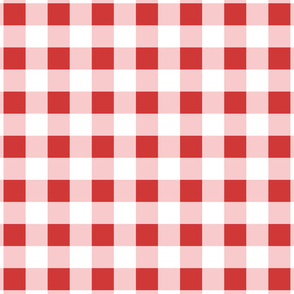 Prosecco Bottle Wrap - Red/White Gingham