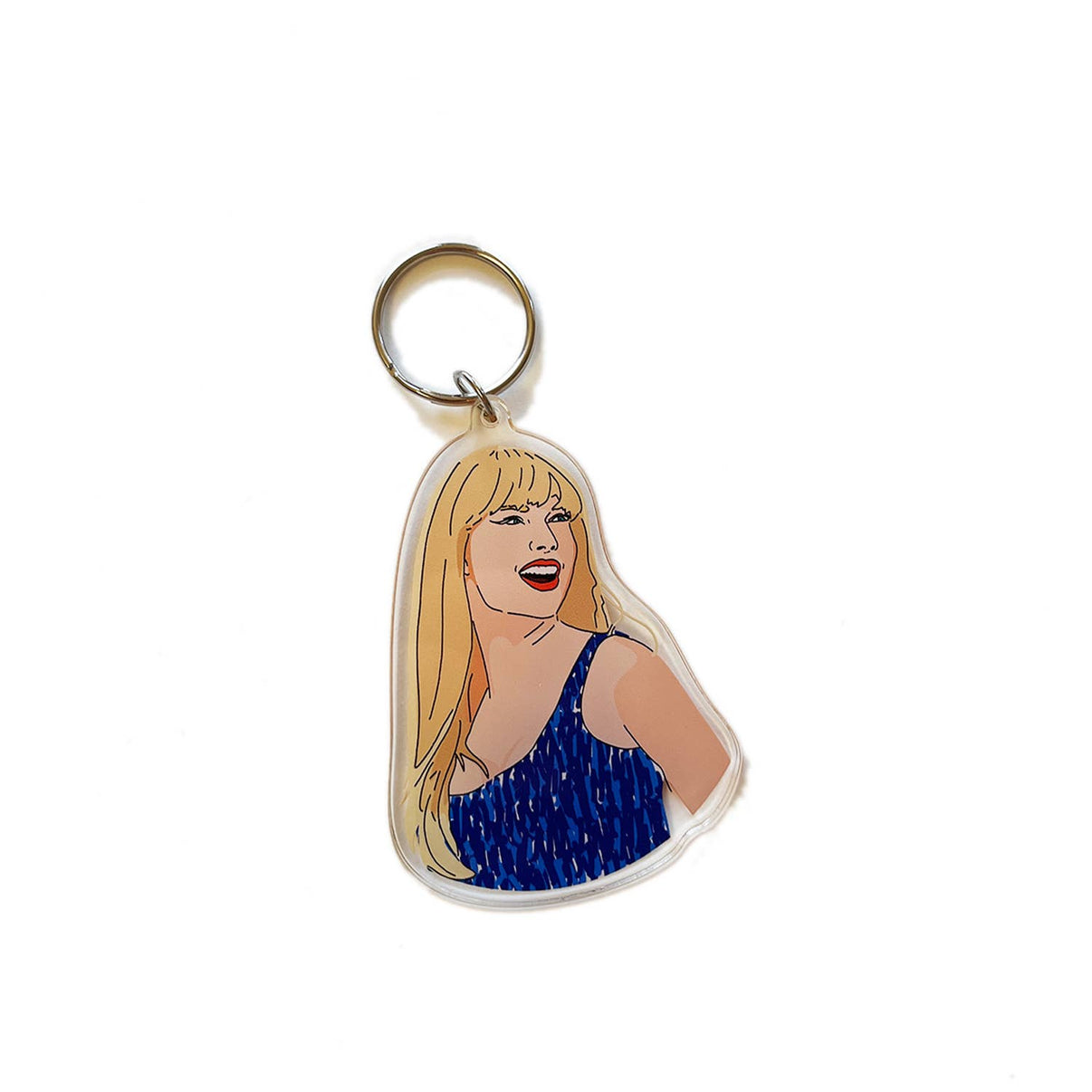 Taylor Swift Keychain Blue A Little Happy