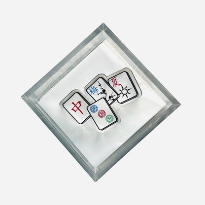 Acrylic Napkin Weight - Mahjong