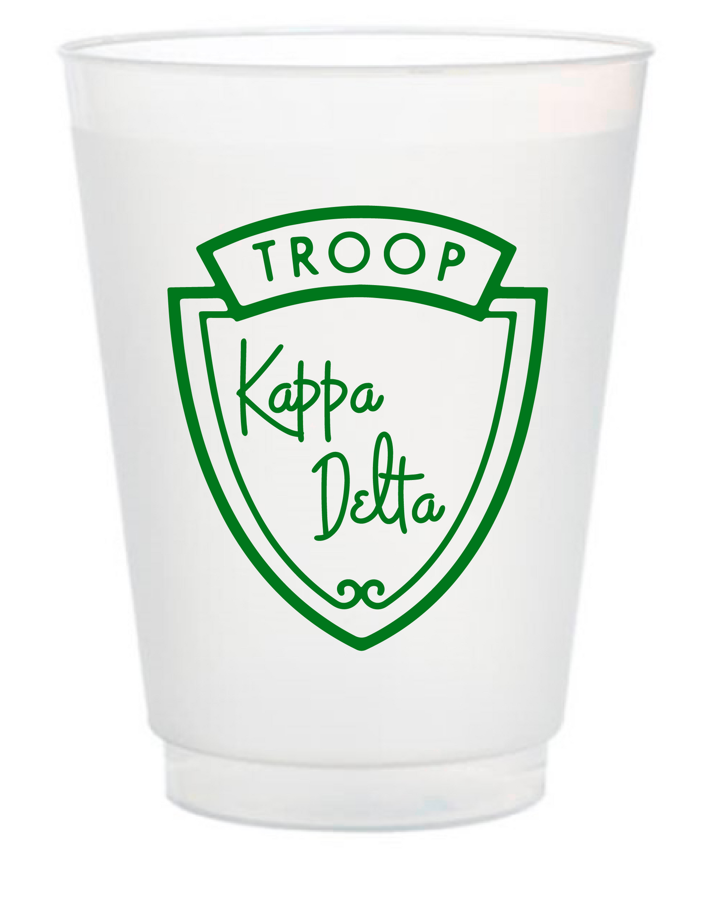 "Troop" Sorority Frosted Cup - KD