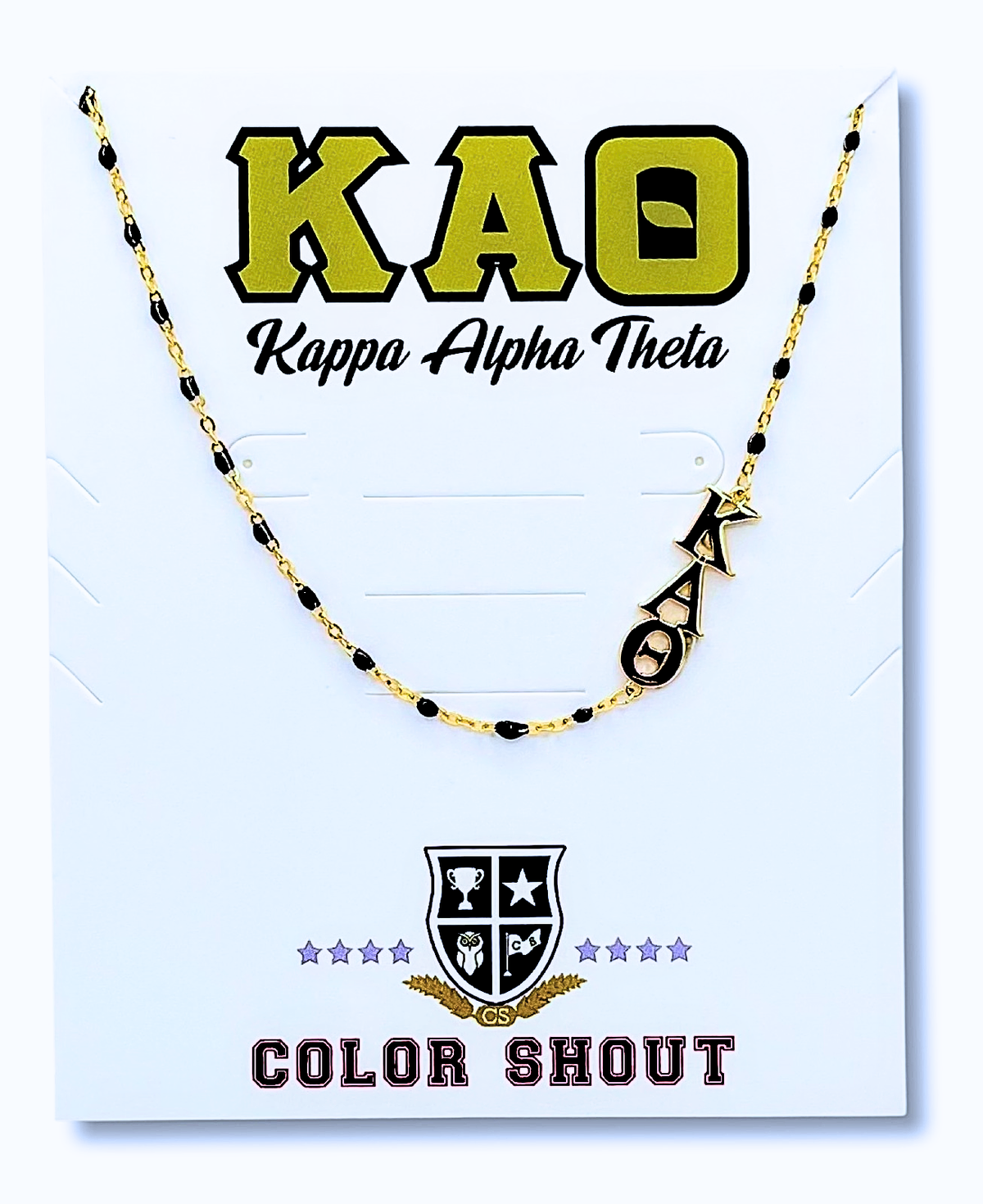 Theta Side Necklace