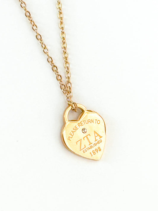 ZTA Please Return Necklace
