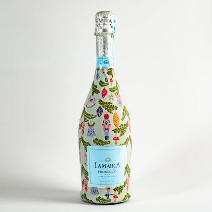 Prosecco Bottle Wrap - Merry Little Ornaments