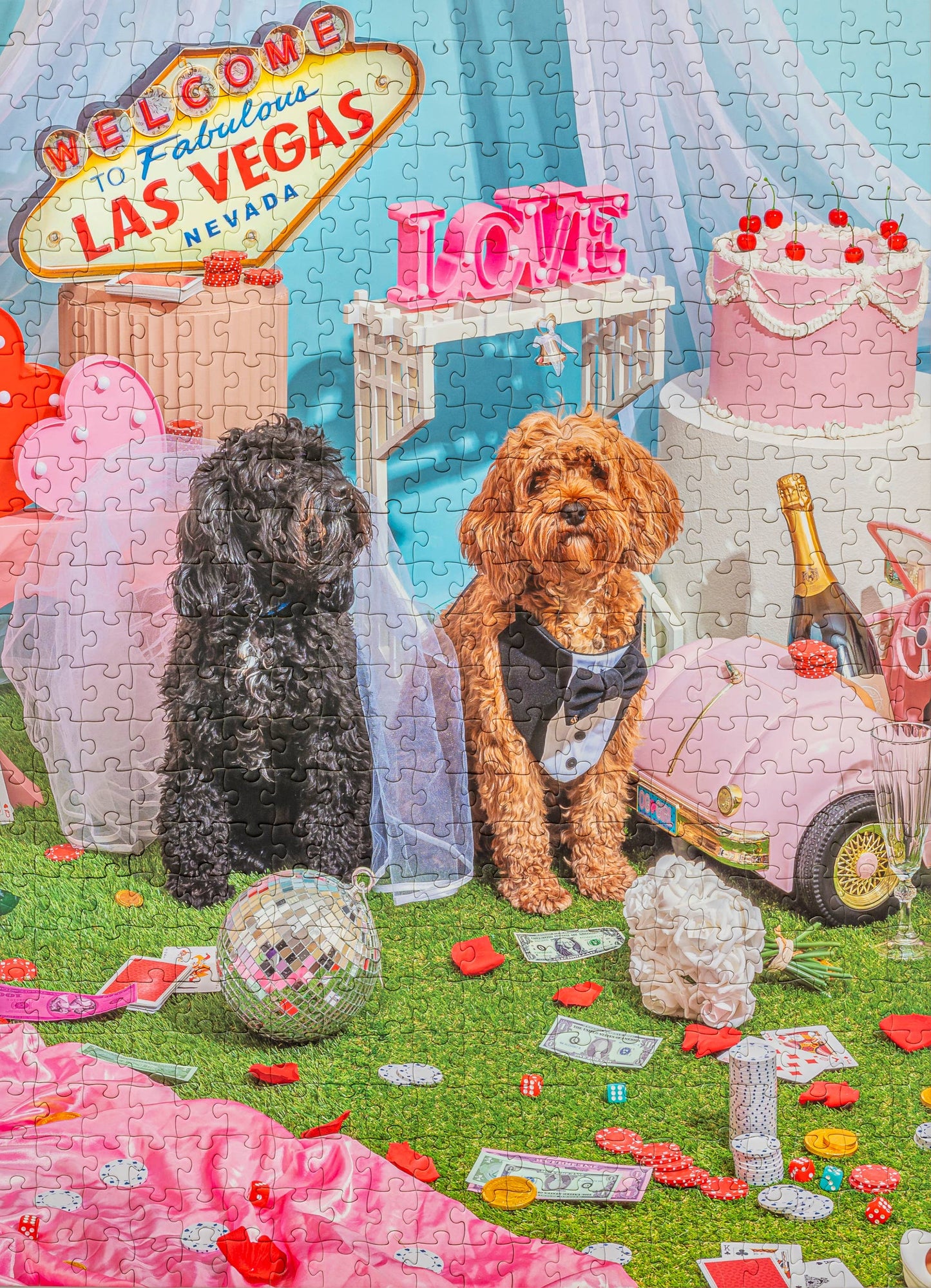 💗 Puppy Love 💗 | 500 Piece Jigsaw Puzzle w/ Canvas Bag