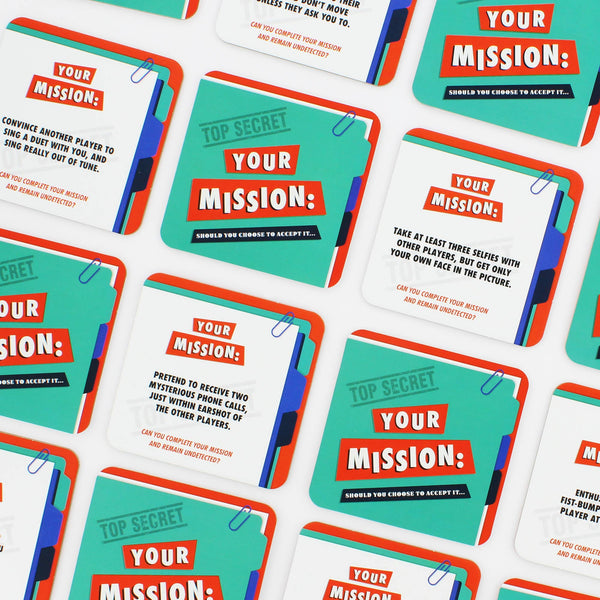 Ginger Fox USA - Mystery Missions Coaster Party Game