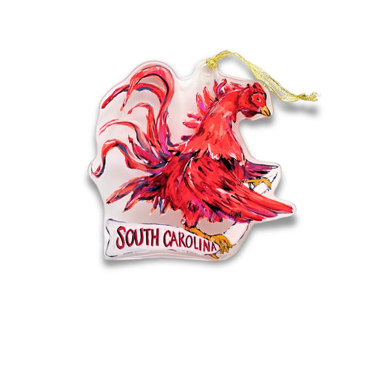 Gamecock Acrylic Ornament