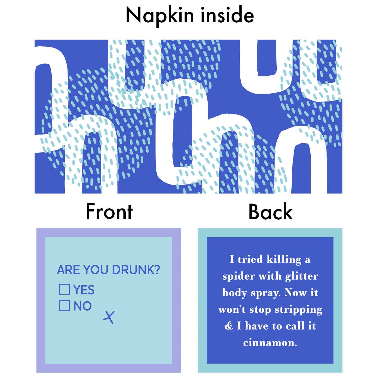 DOM Napkin - My back goes out