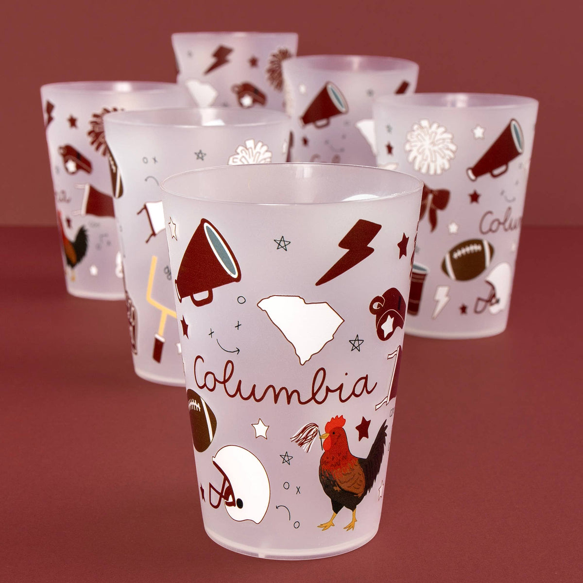 Columbia Football Game Day 16oz Stadium Cups