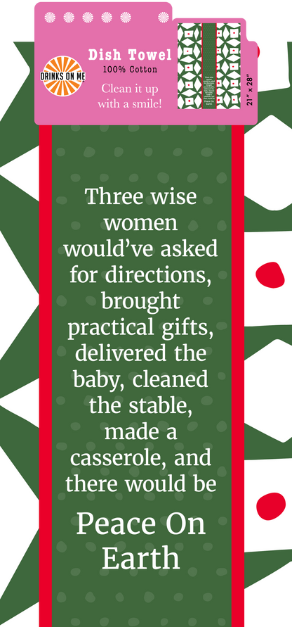 Xmas Peace On Earth Towel